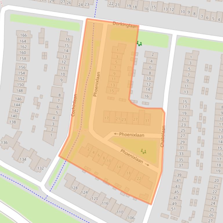 Kaart van postcodegebied 3772PT.