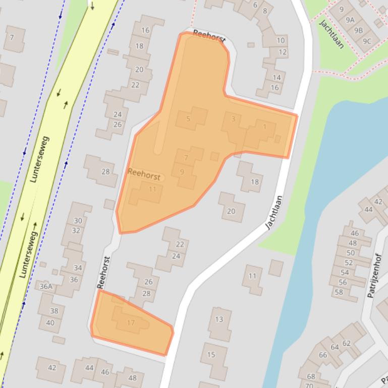 Kaart van postcodegebied 3772RA.