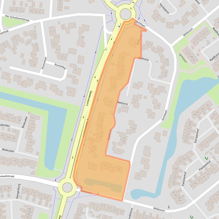 Kaart van postcodegebied 3772RB.