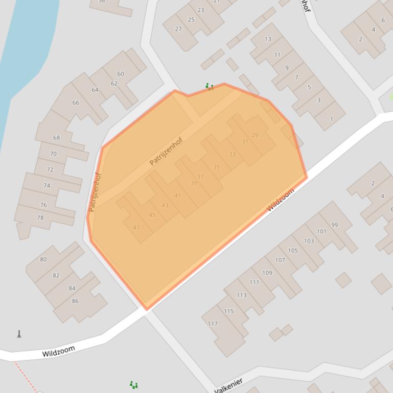 Kaart van postcodegebied 3772RG.