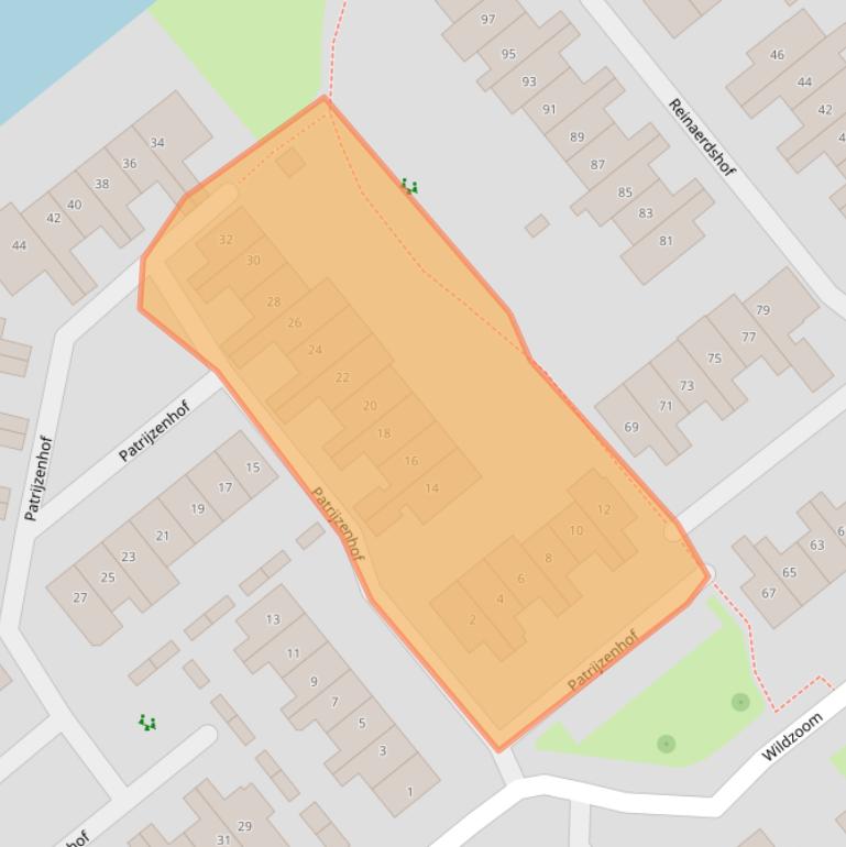 Kaart van postcodegebied 3772RH.