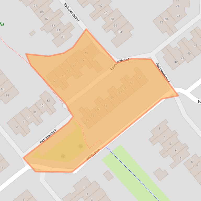 Kaart van postcodegebied 3772RM.