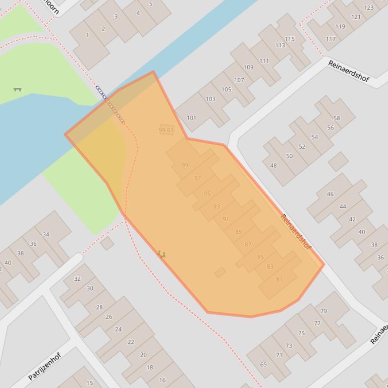 Kaart van postcodegebied 3772RN.