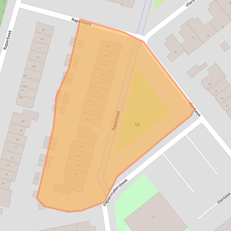 Kaart van postcodegebied 3772RZ.