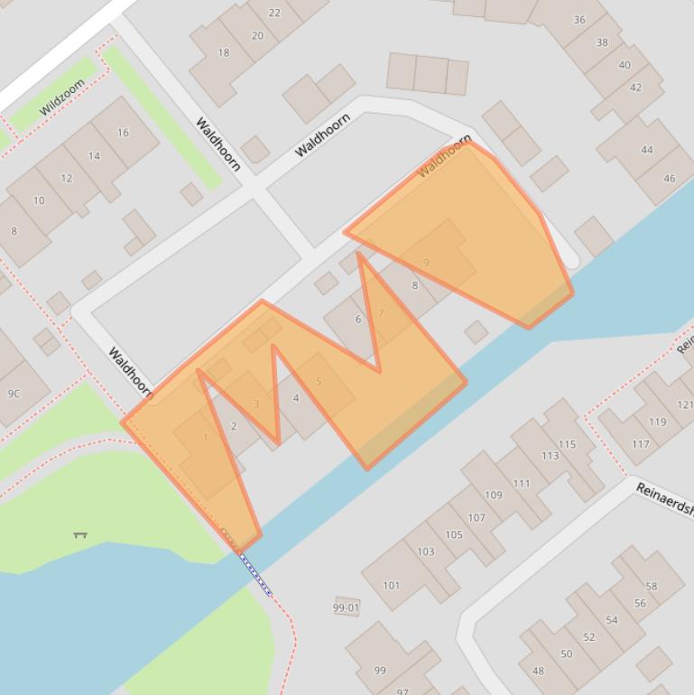 Kaart van postcodegebied 3772SJ.