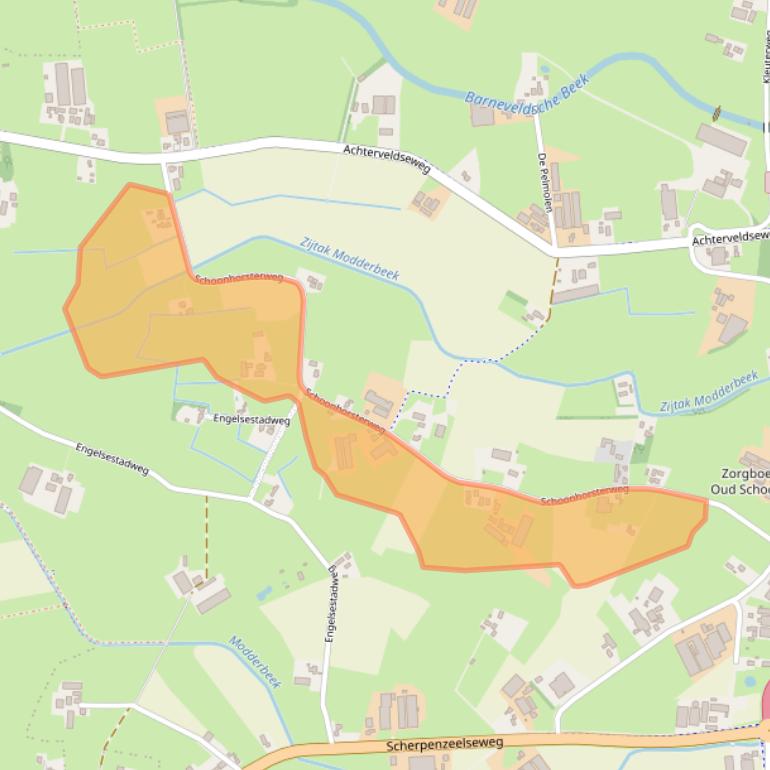 Kaart van postcodegebied 3772TJ.