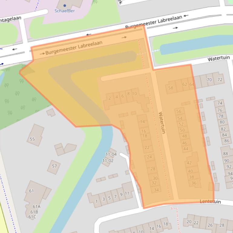 Kaart van postcodegebied 3772VA.