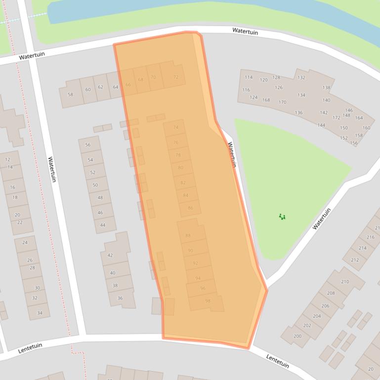 Kaart van postcodegebied 3772VB.