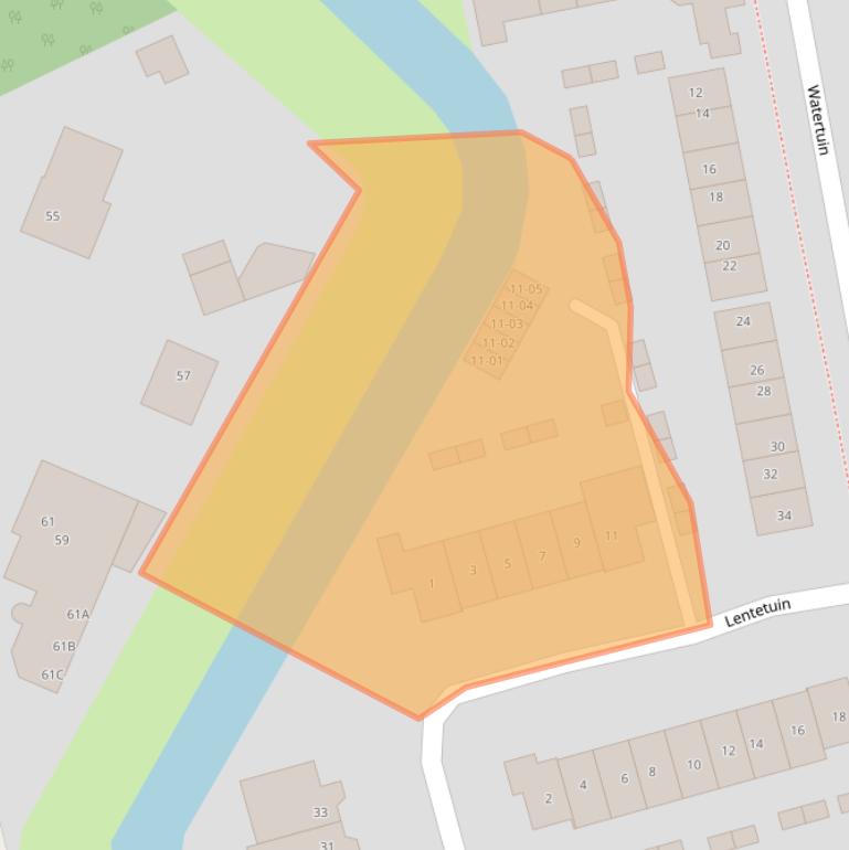 Kaart van postcodegebied 3772VS.
