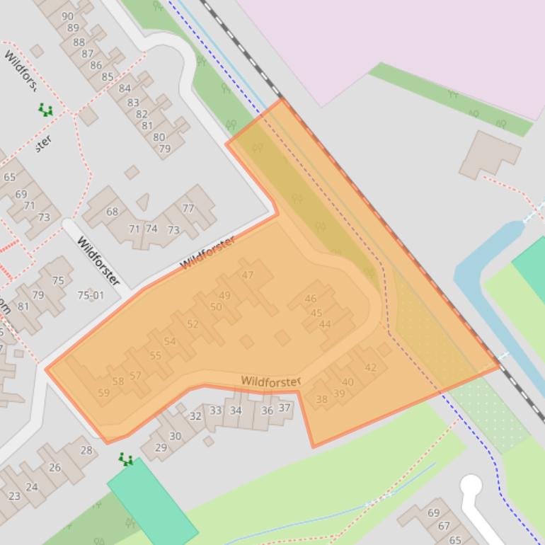 Kaart van postcodegebied 3772WD.