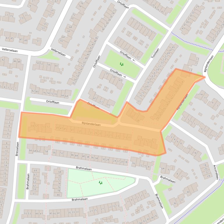 Kaart van postcodegebied 3772WL.