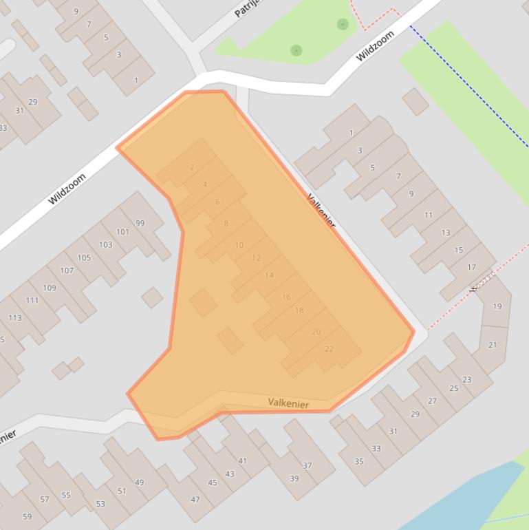 Kaart van postcodegebied 3772WN.