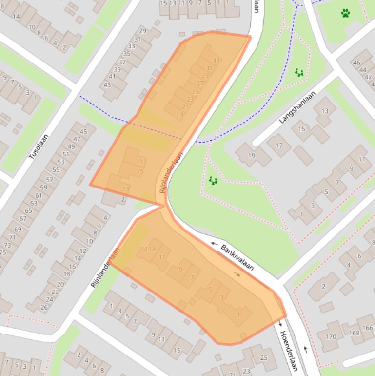 Kaart van postcodegebied 3772WR.