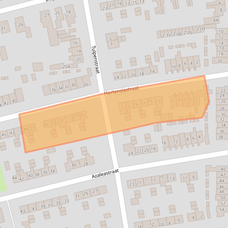 Kaart van postcodegebied 3772XA.