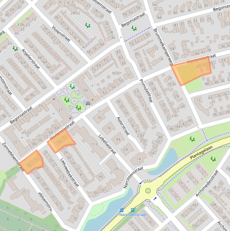 Kaart van postcodegebied 3772XB.