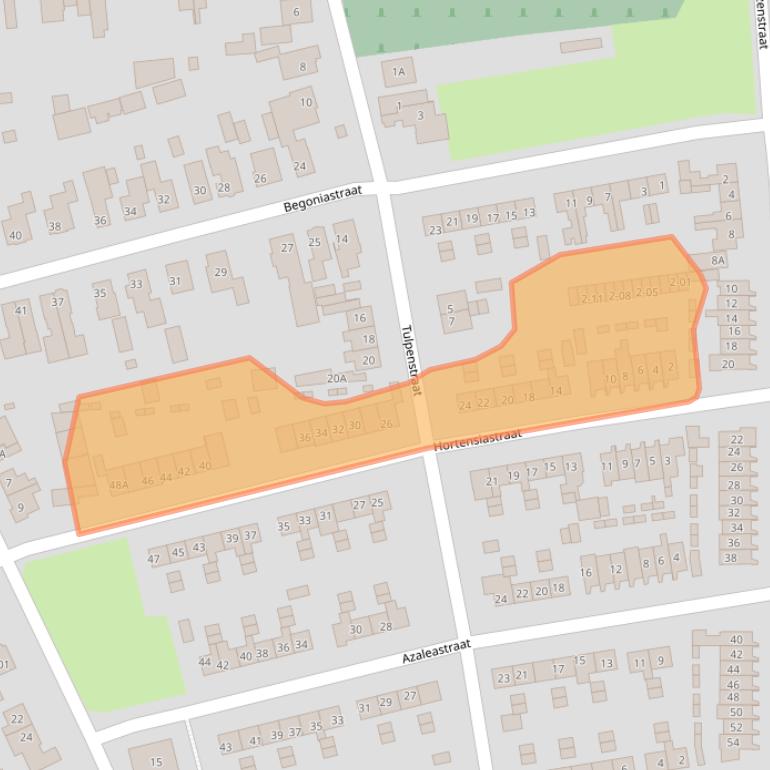 Kaart van postcodegebied 3772XC.