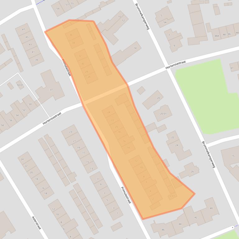 Kaart van postcodegebied 3772XG.