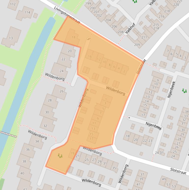 Kaart van postcodegebied 3772ZA.