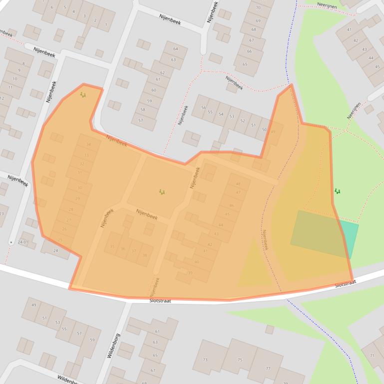 Kaart van postcodegebied 3772ZG.