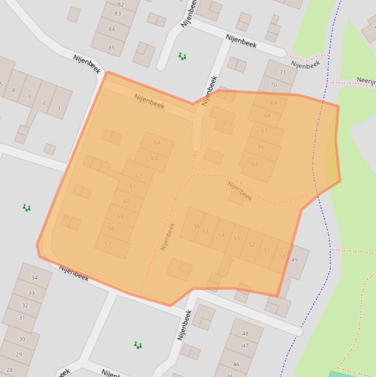 Kaart van postcodegebied 3772ZH.