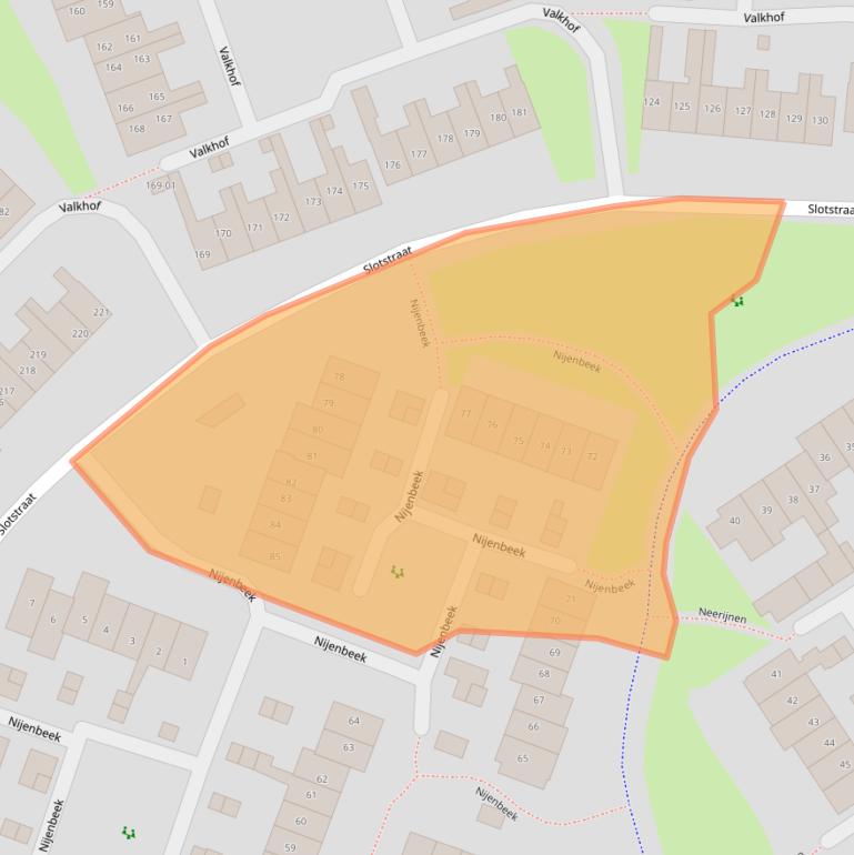 Kaart van postcodegebied 3772ZJ.