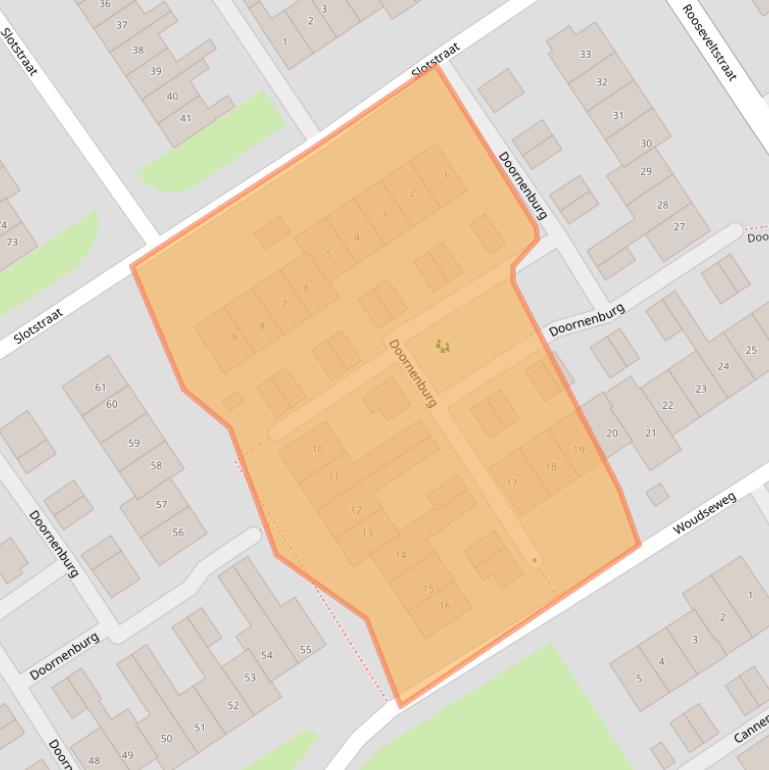 Kaart van postcodegebied 3772ZM.