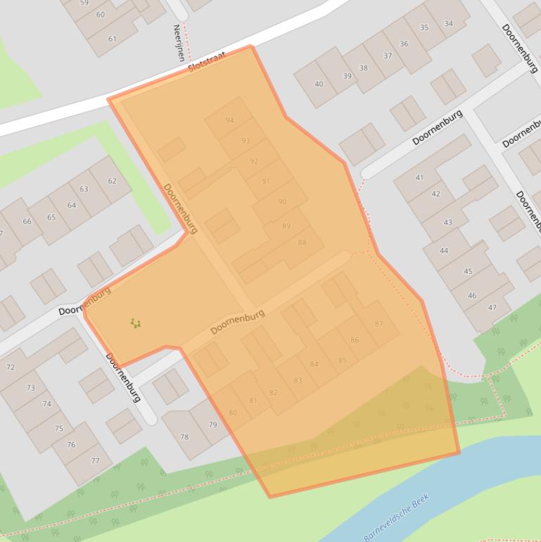 Kaart van postcodegebied 3772ZS.
