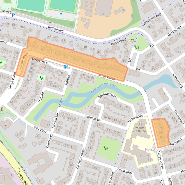 Kaart van postcodegebied 3773AN.