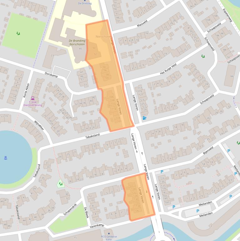 Kaart van postcodegebied 3773AT.