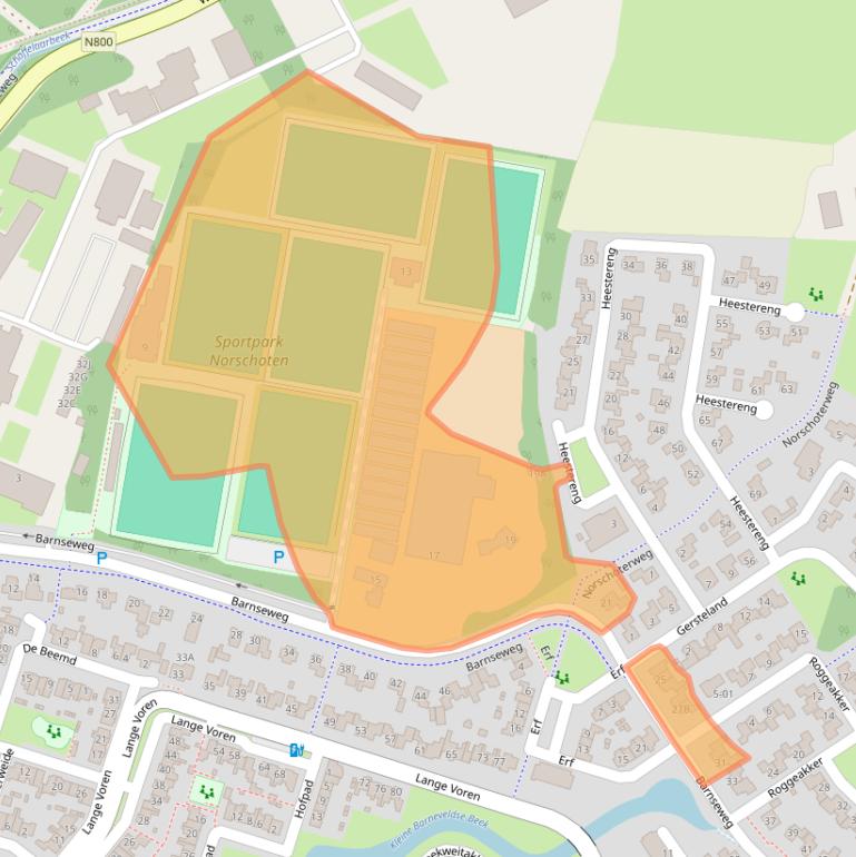 Kaart van postcodegebied 3773BA.