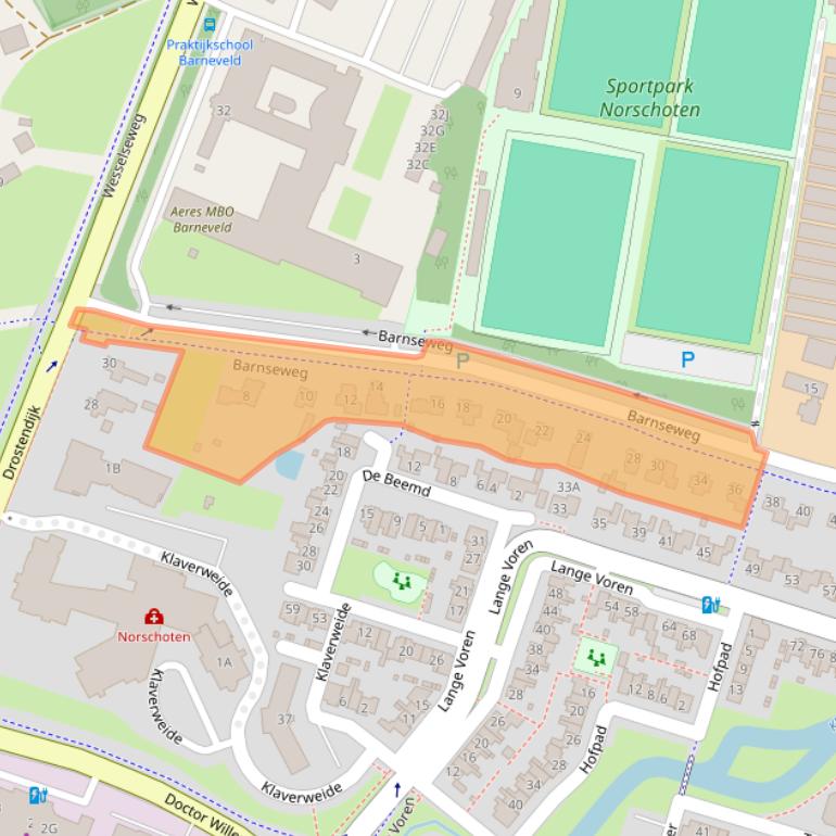 Kaart van postcodegebied 3773BC.