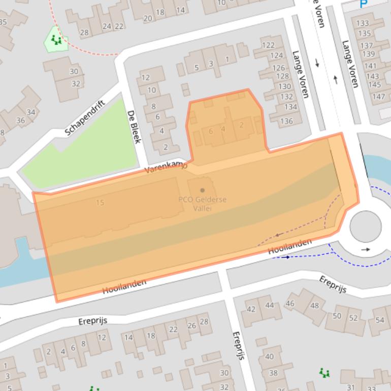 Kaart van postcodegebied 3773CL.