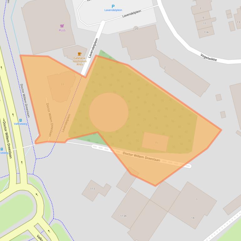 Kaart van postcodegebied 3773CX.