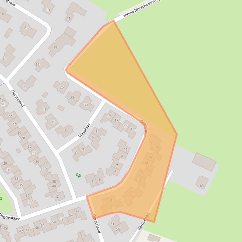 Kaart van postcodegebied 3773DC.