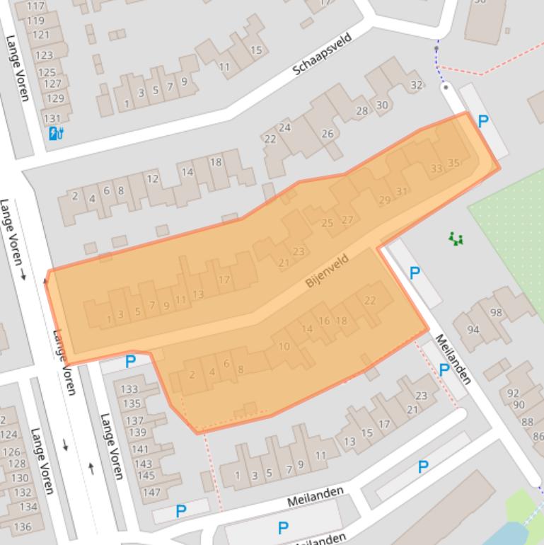 Kaart van postcodegebied 3773ZK.
