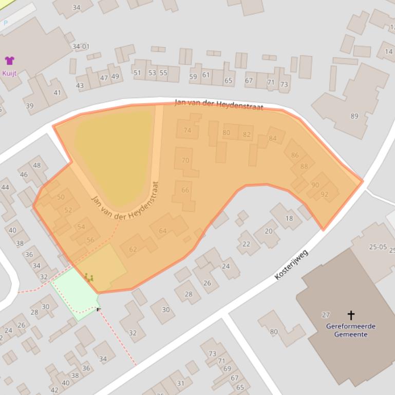 Kaart van postcodegebied 3774BD.