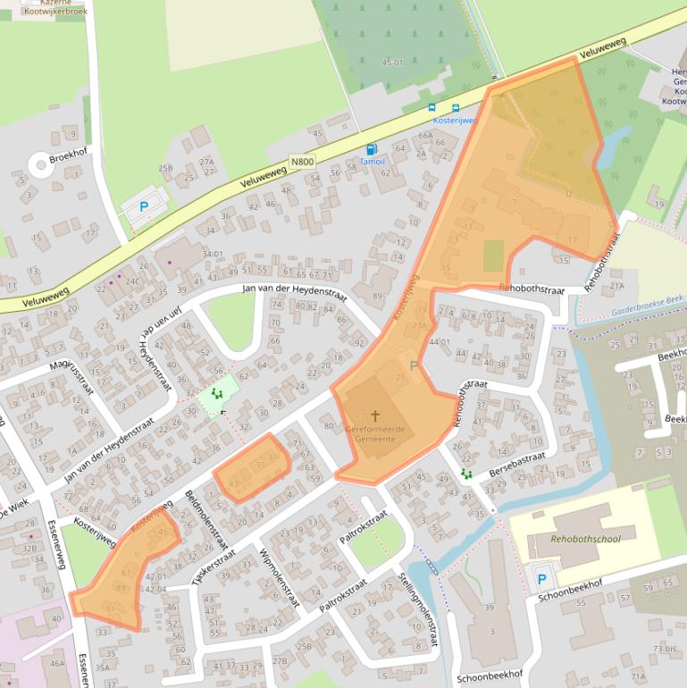 Kaart van postcodegebied 3774BG.