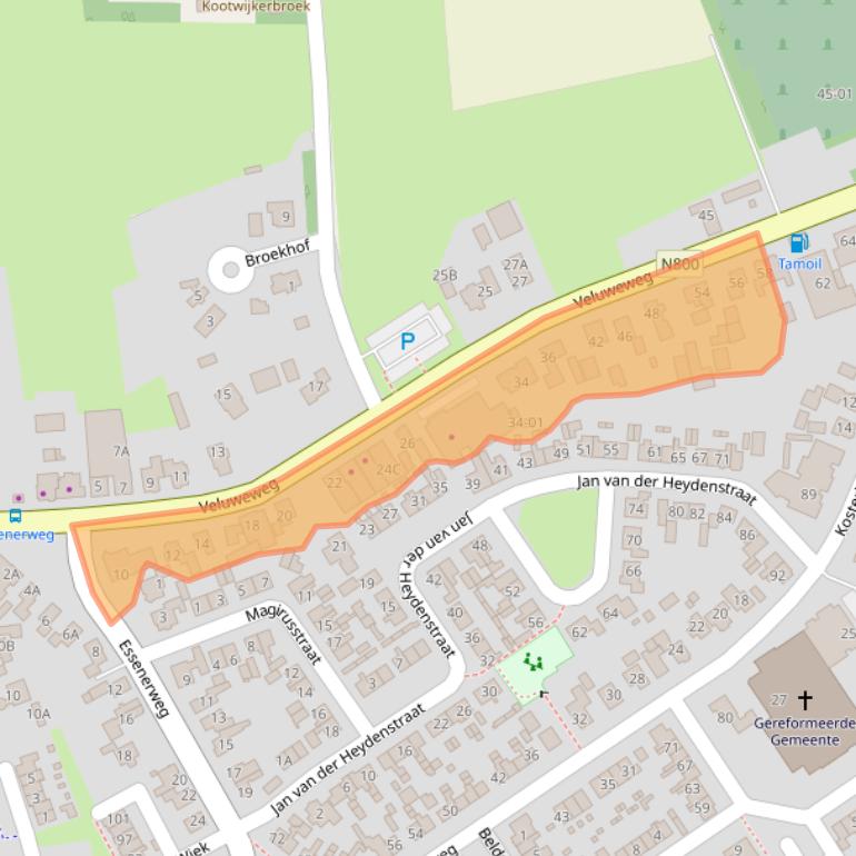 Kaart van postcodegebied 3774BM.