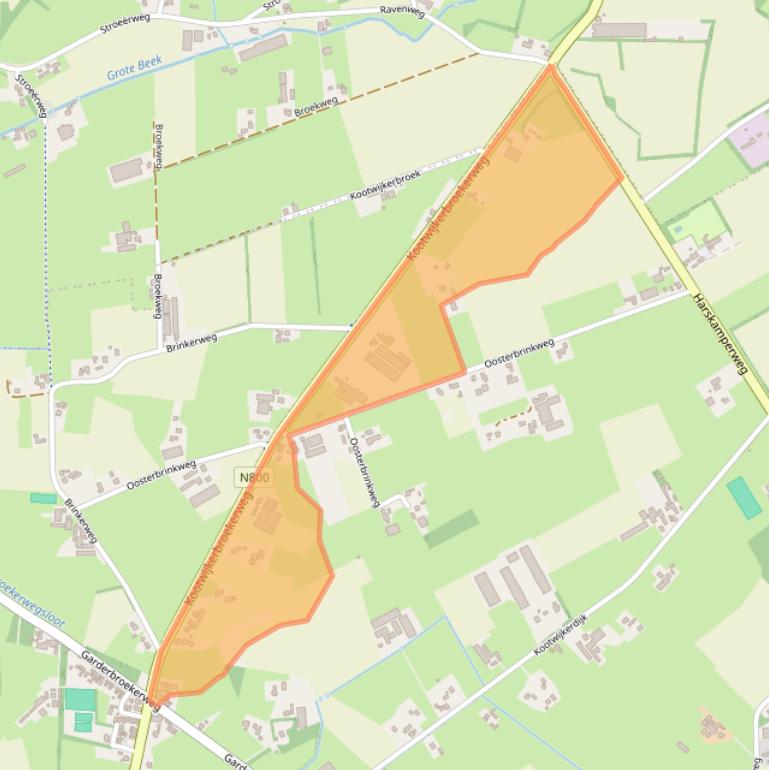 Kaart van postcodegebied 3774BV.