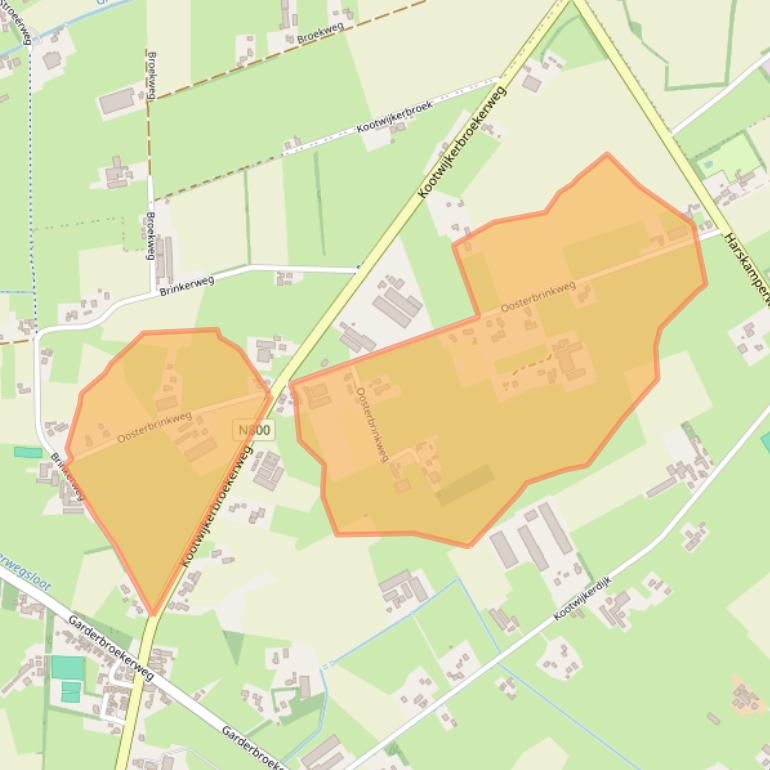 Kaart van postcodegebied 3774BW.