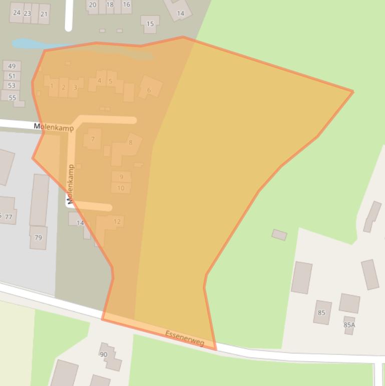 Kaart van postcodegebied 3774DC.