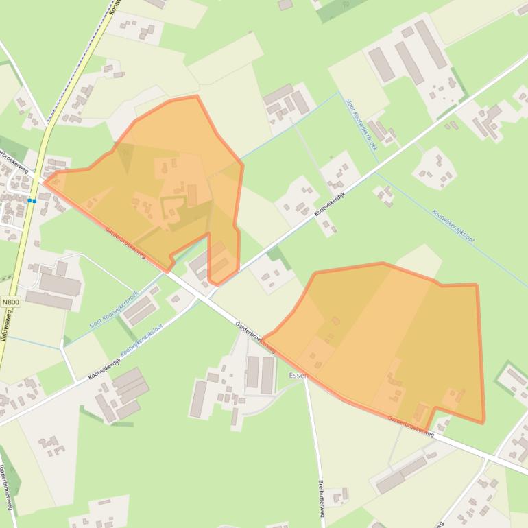 Kaart van postcodegebied 3774JD.