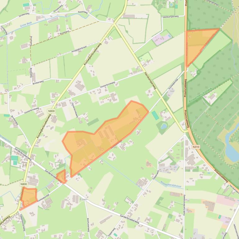 Kaart van postcodegebied 3774JS.