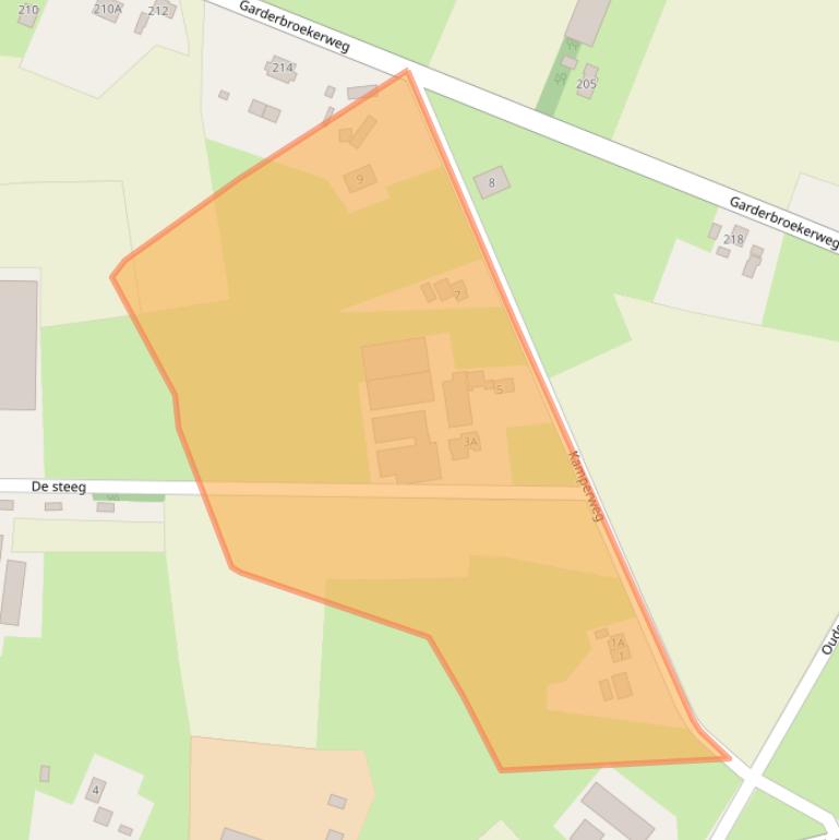 Kaart van postcodegebied 3774LG.