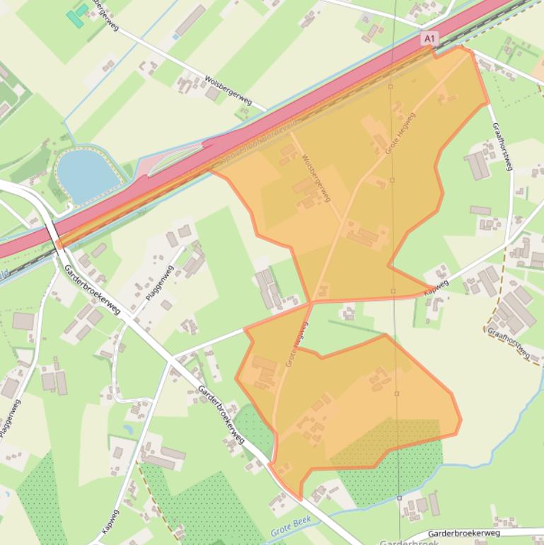 Kaart van postcodegebied 3774RA.