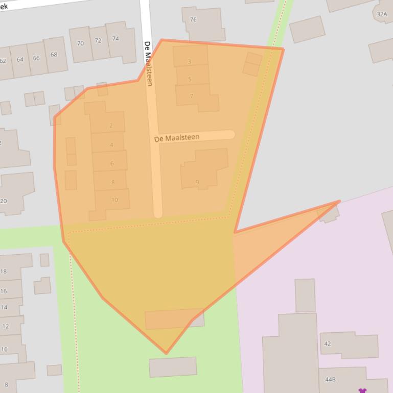 Kaart van postcodegebied 3774SK.