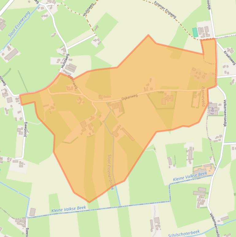 Kaart van postcodegebied 3774TN.