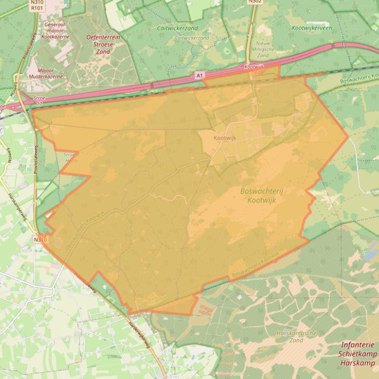 Kaart van postcodegebied 3775.