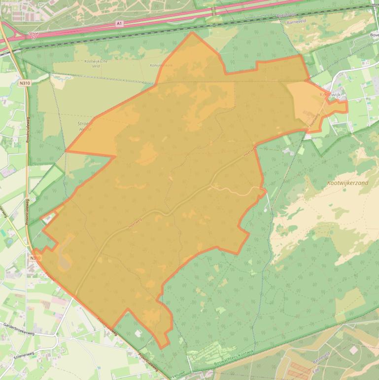 Kaart van postcodegebied 3775KA.