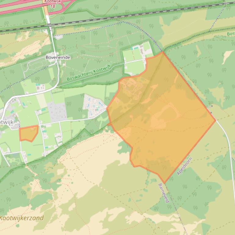 Kaart van postcodegebied 3775KN.